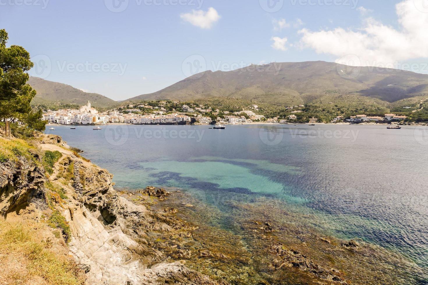 Scenic coastal view photo