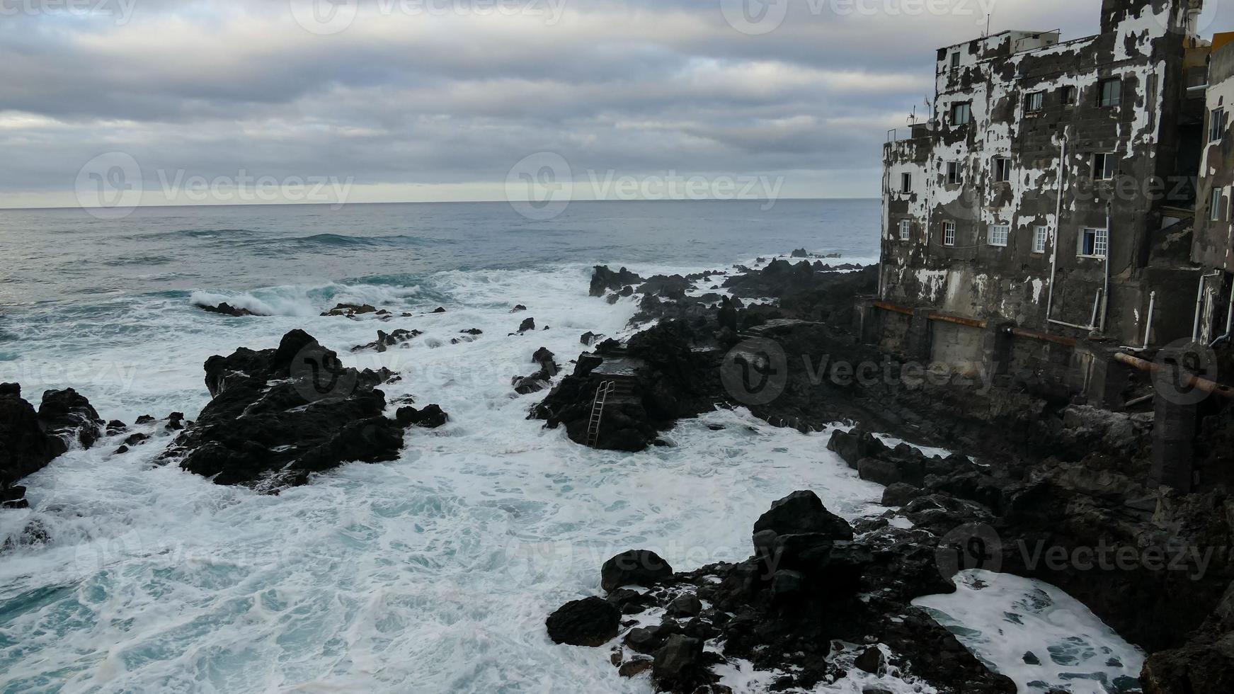 Scenic coastal view photo