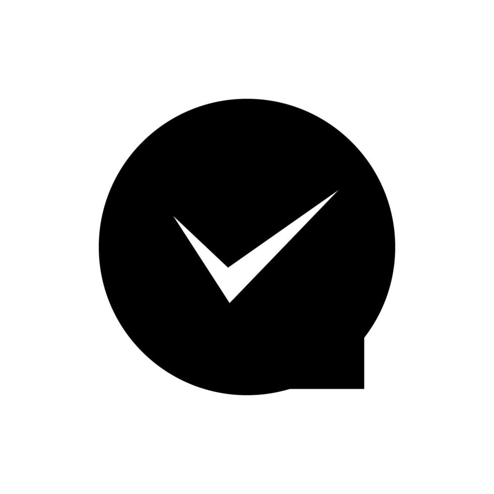 Chat icon vector simple design