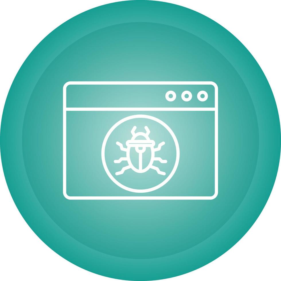 Website Attack Vector Icon