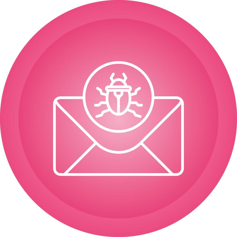 Mail Virus Vector Icon