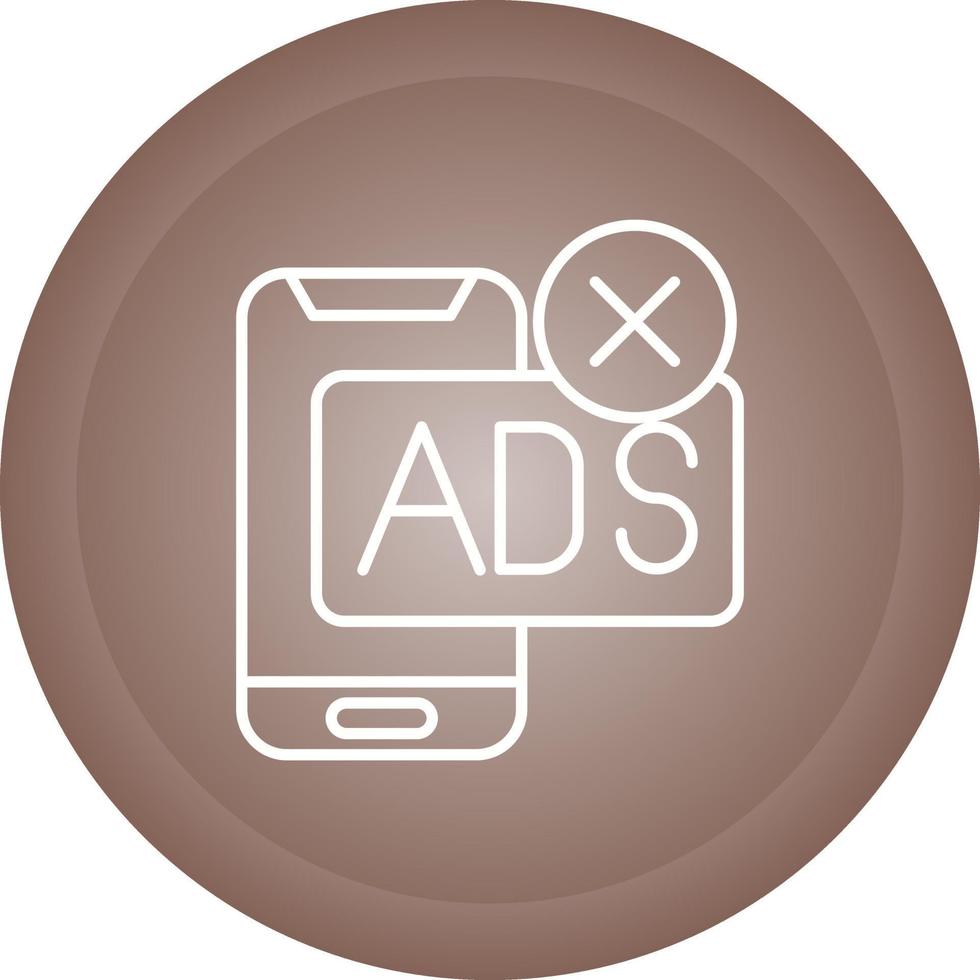 AD Block Vector Icon