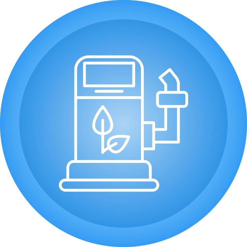 icono de vector de combustible ecológico