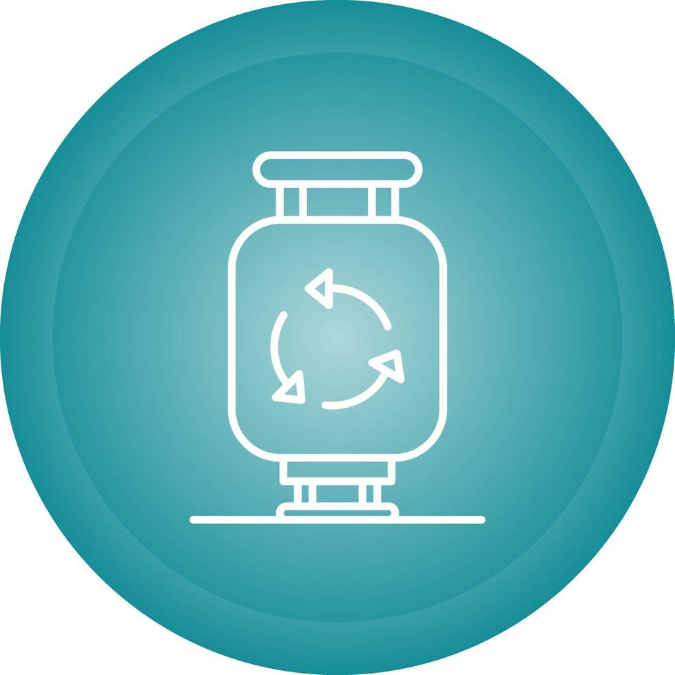 Gas Cylinder Vector Icon