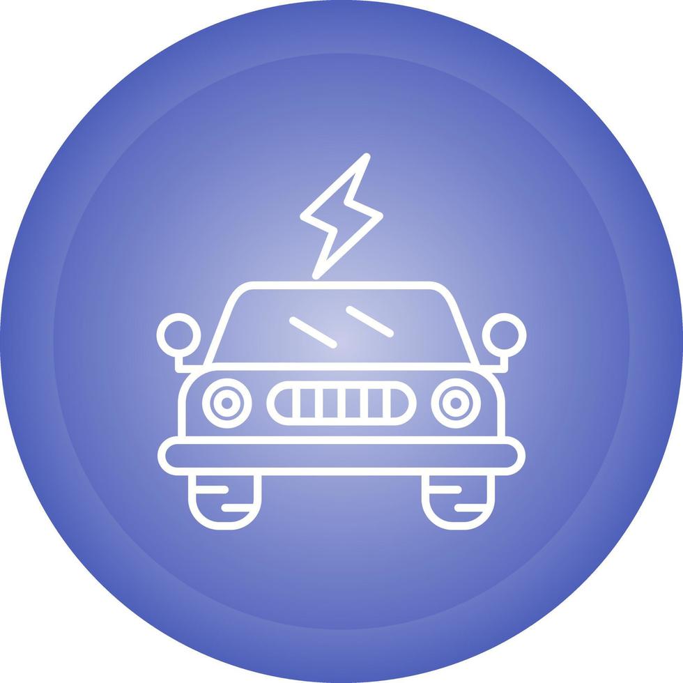 Electric Car Vector Icon