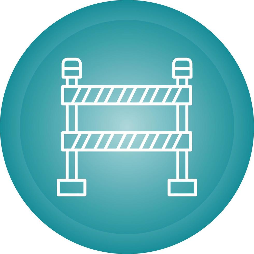 Police Line Vector Icon