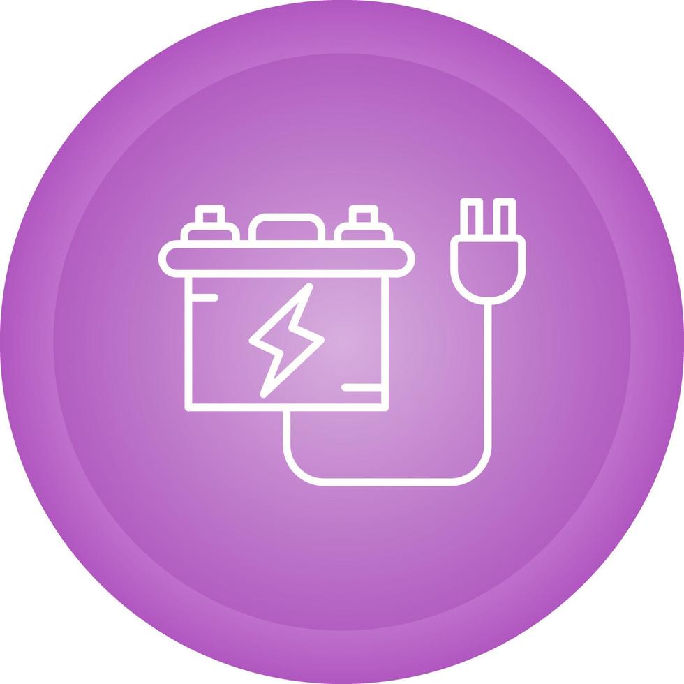 Battery charger Vector Icon