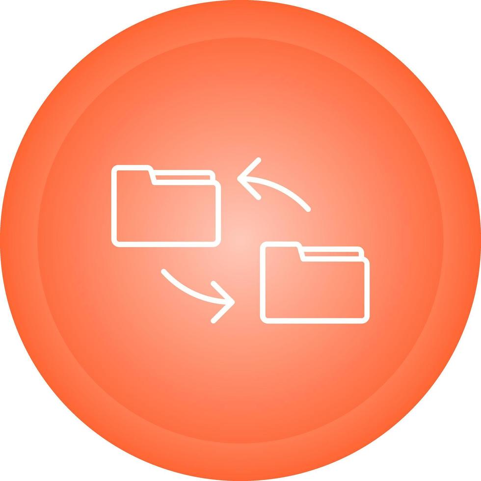 File Transfer Vector Icon