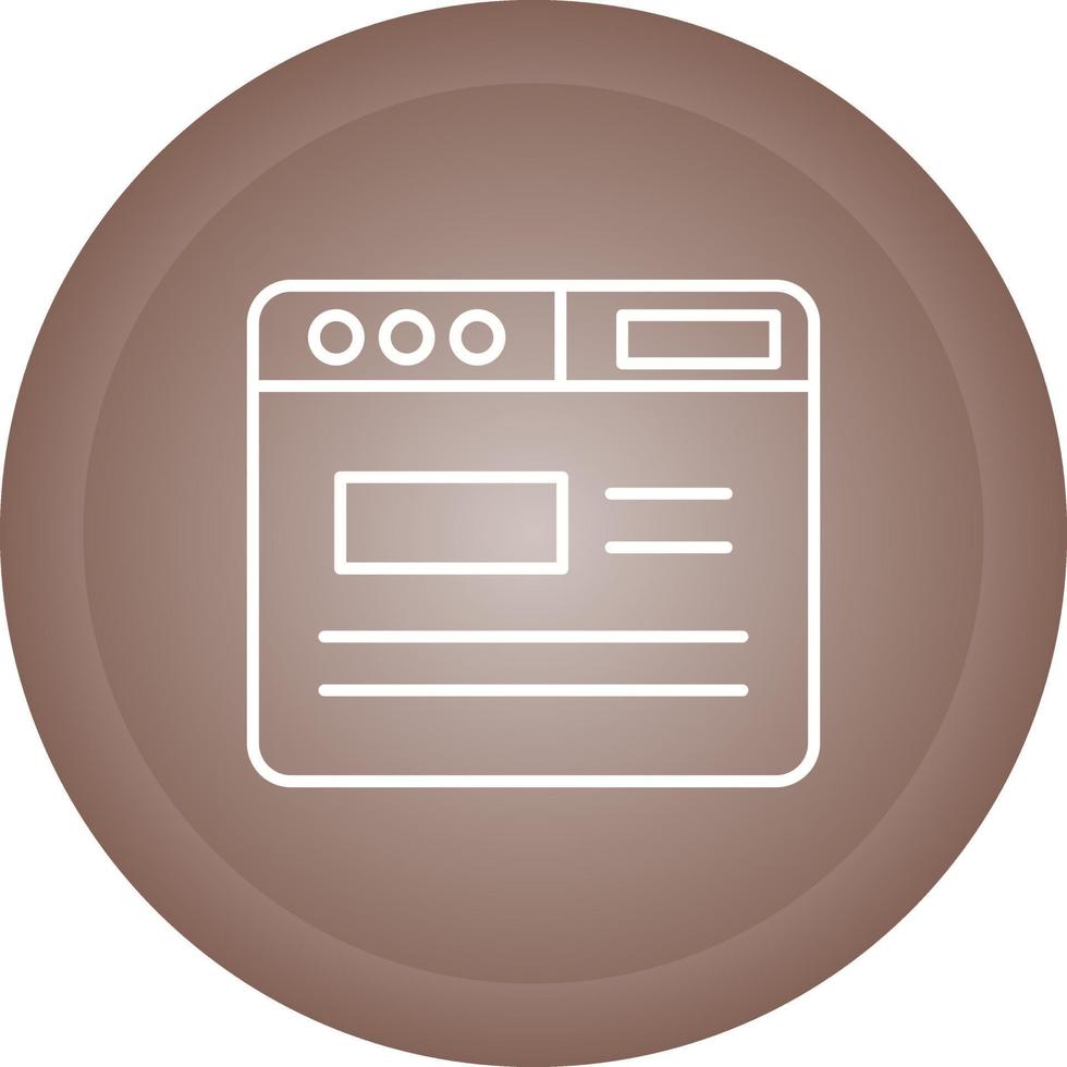 Webpage Vector Icon