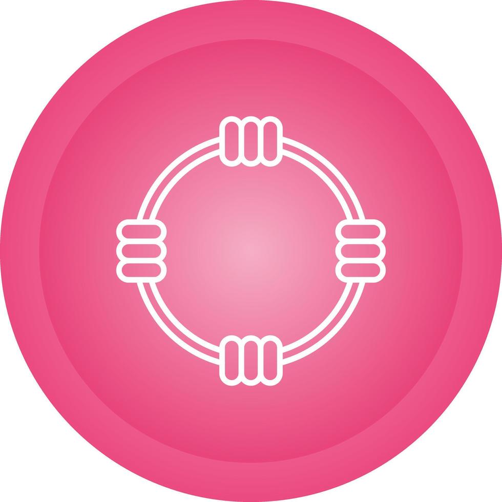 Hula Hoop Vector Icon