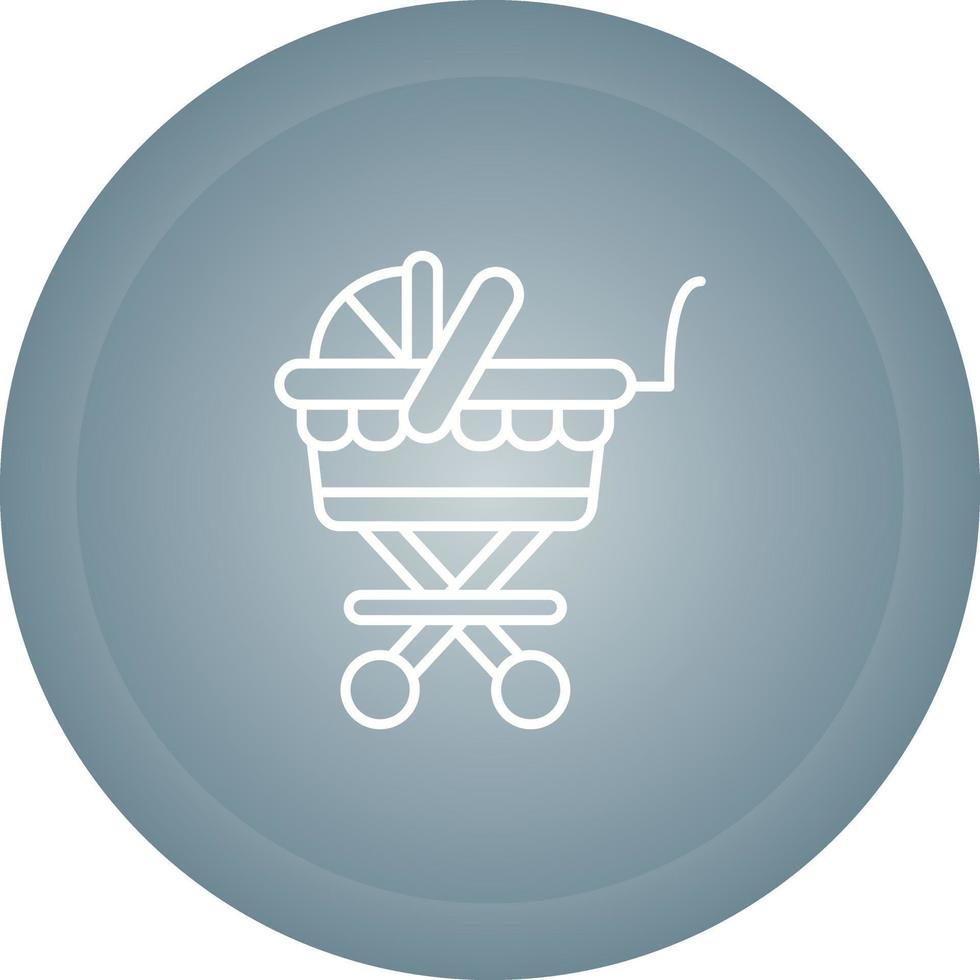 Baby Carriage Vector Icon