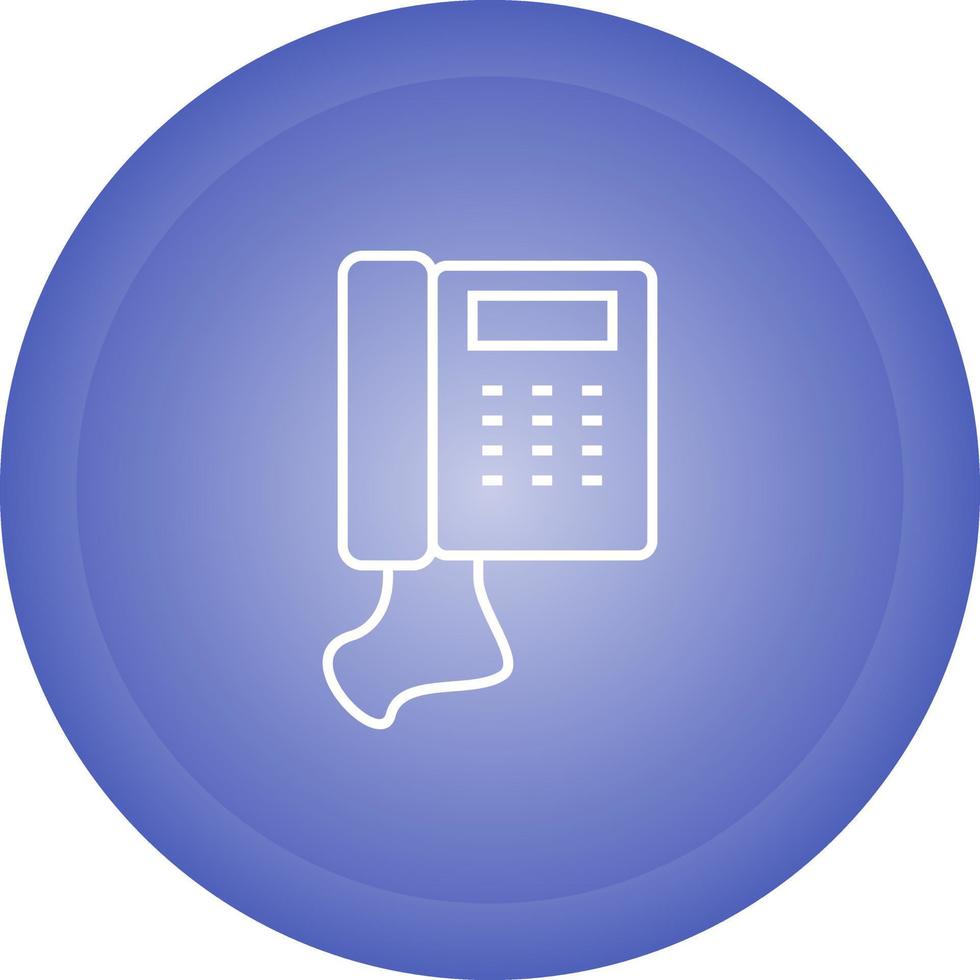 Telephone Set Vector Icon