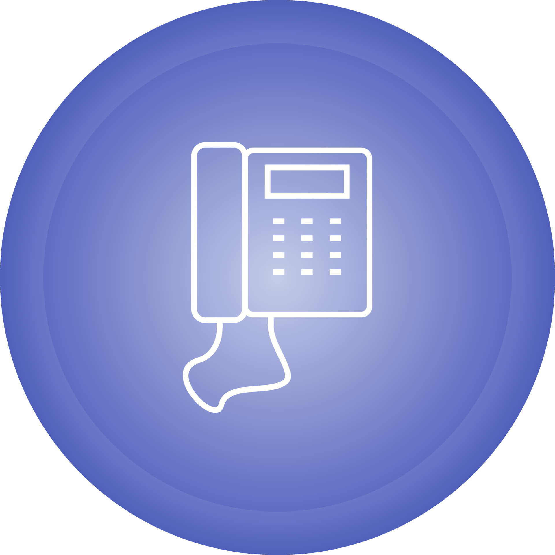 Telephone Set Vector Icon 22685198 Vector Art at Vecteezy