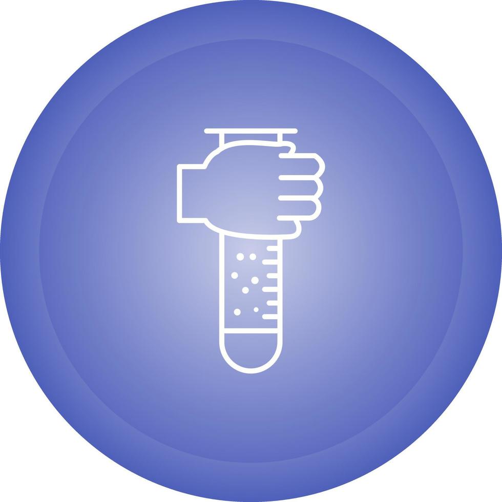 Holding Tube Vector Icon