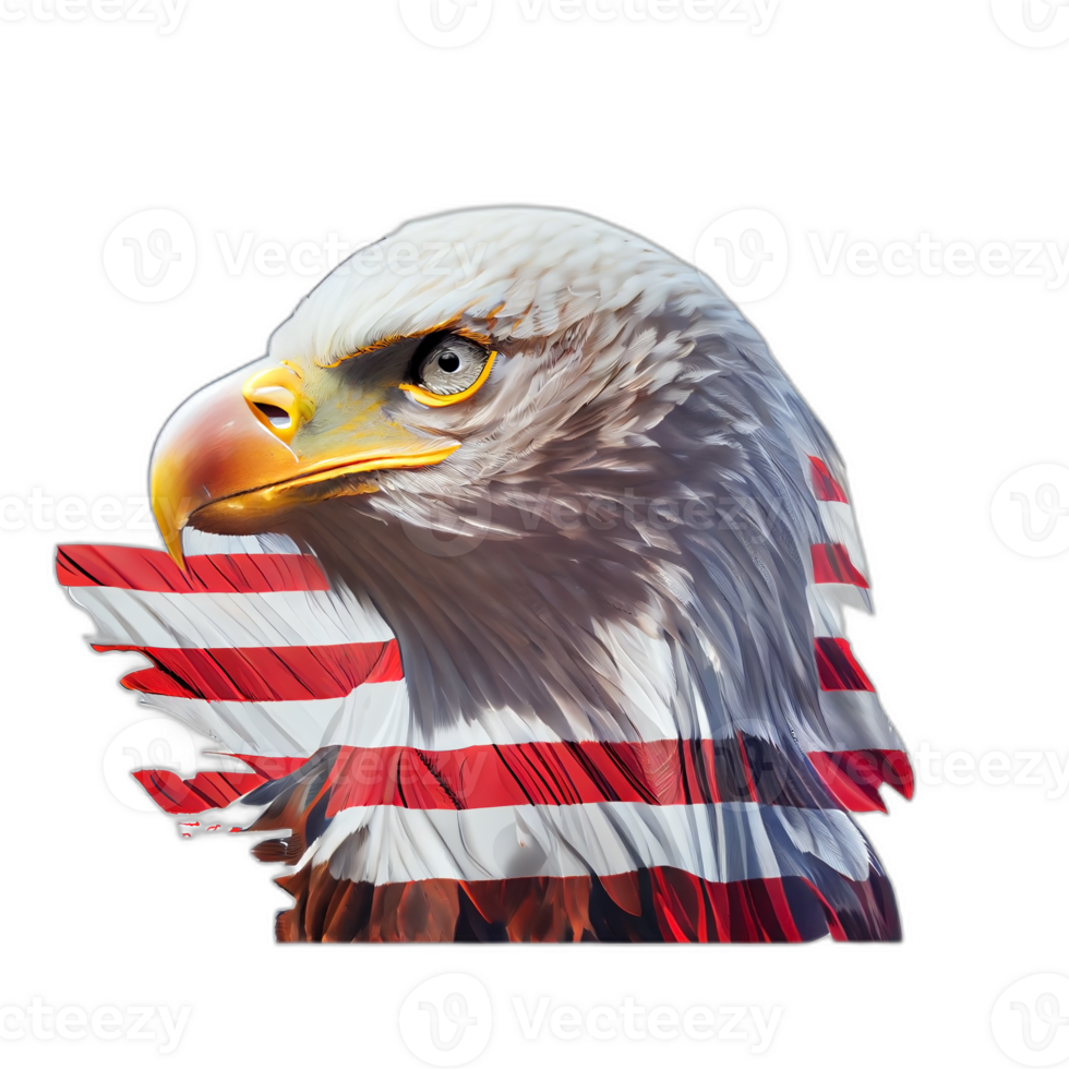American patriotic eagle, illustration, artwork, patriot eagles, transparent background, t-shirt tshirt design, png