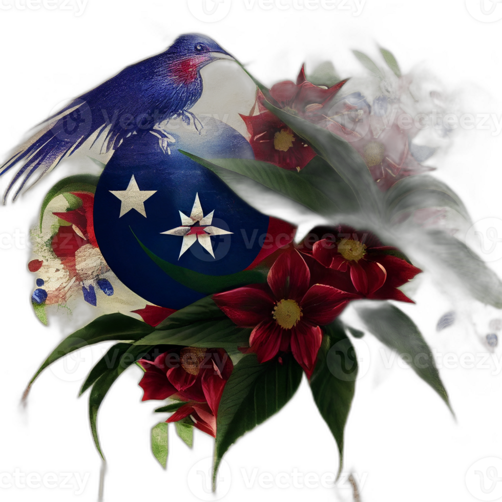 Taiwan vlag patriot illustratie, Taiwanees vlaggen patriottisme, ai gegenereerd png