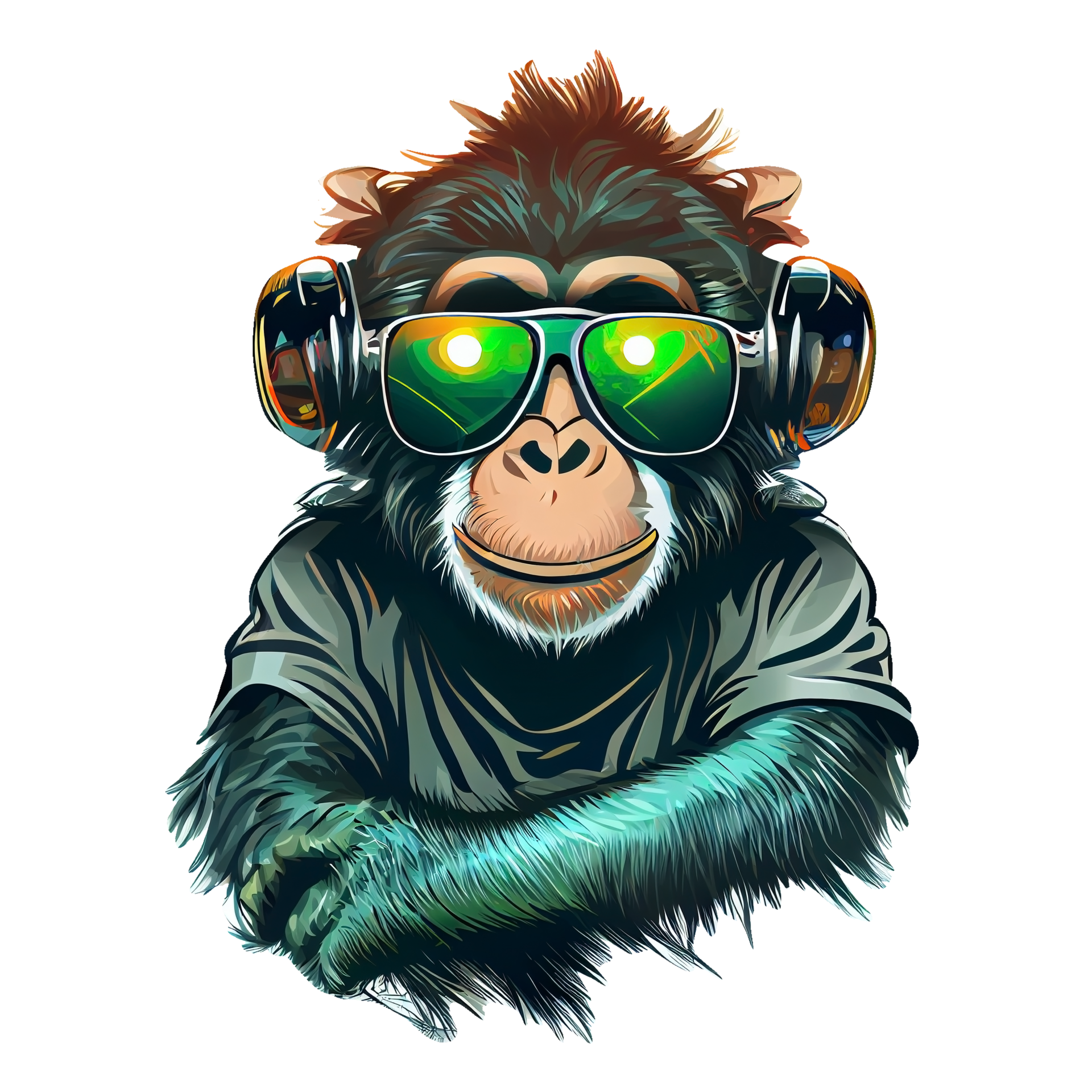 Baixe Personagem de Desenho Animado de Macaco Colorido PNG - Creative  Fabrica