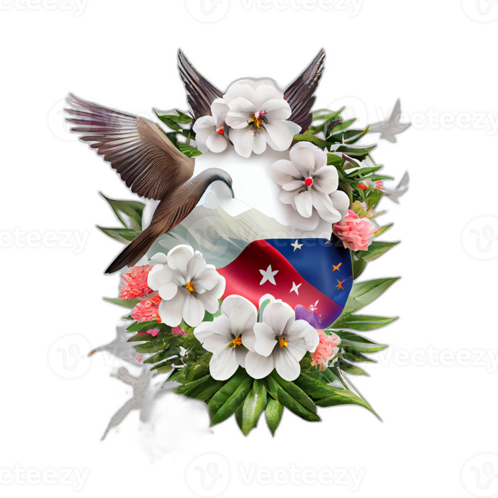 Taiwan Flagge Patriot Illustration, Taiwanese Flaggen Patriotismus, ai generiert png