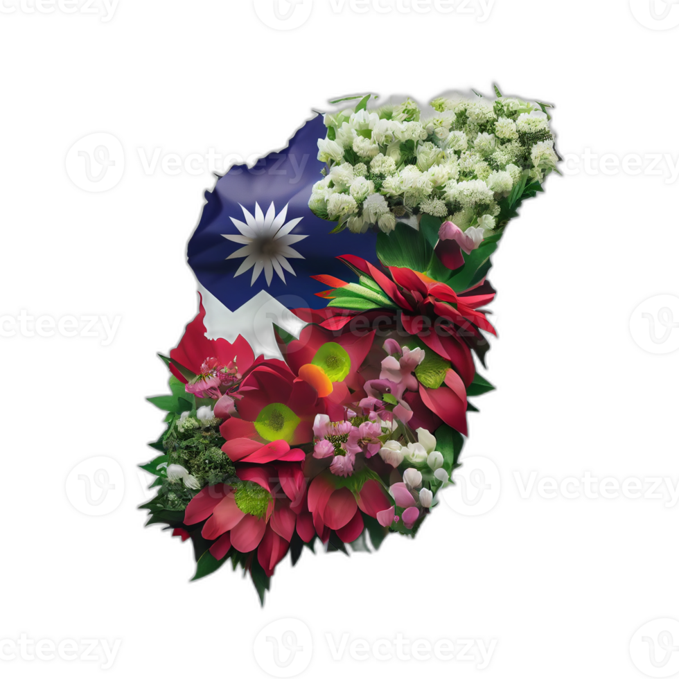 Taiwan vlag patriot illustratie, Taiwanees vlaggen patriottisme, ai gegenereerd png