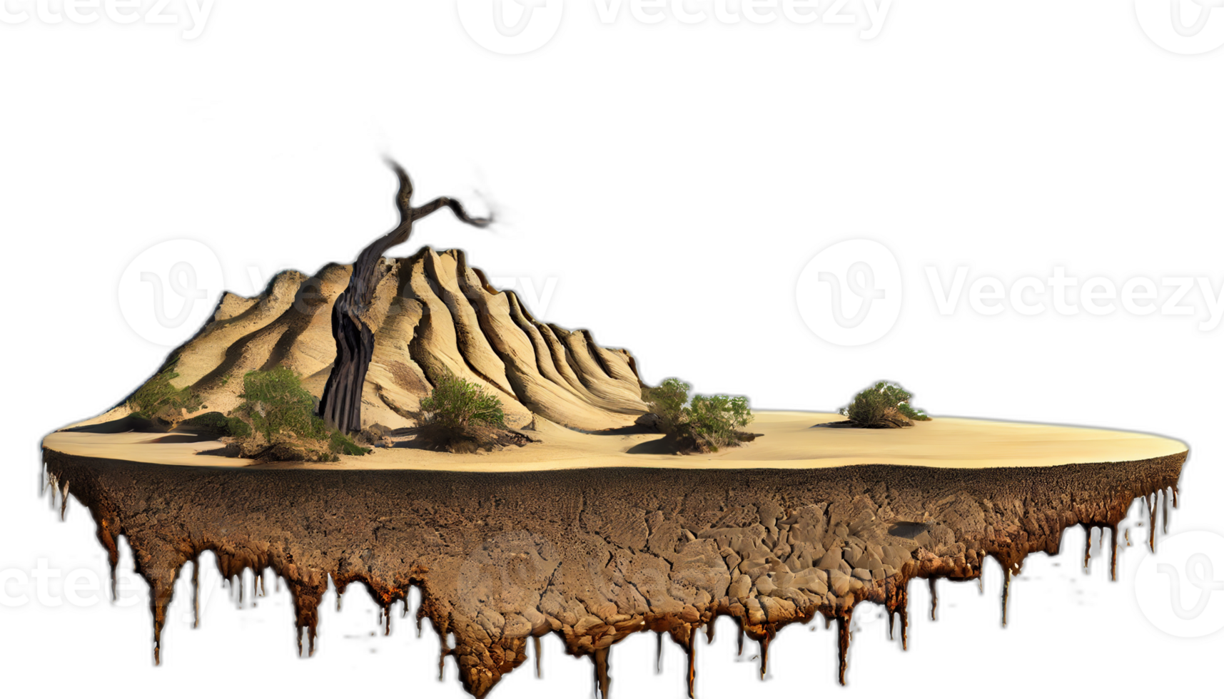 Climate change illustration with transparent background, Global warming illustration artwork, png