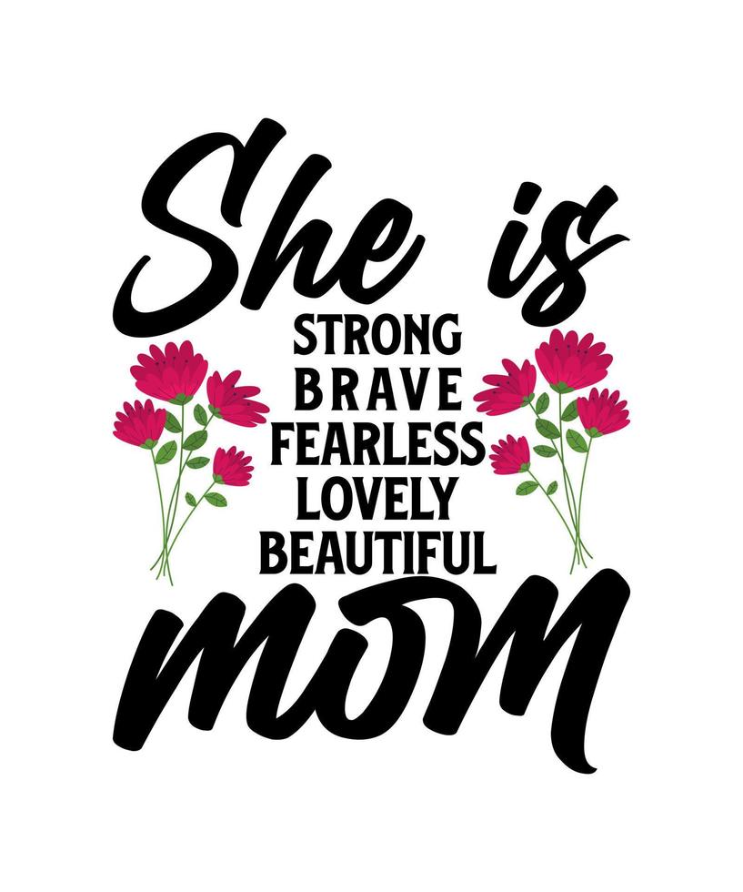 Mama mother's day quotes illustration vector tshirt design