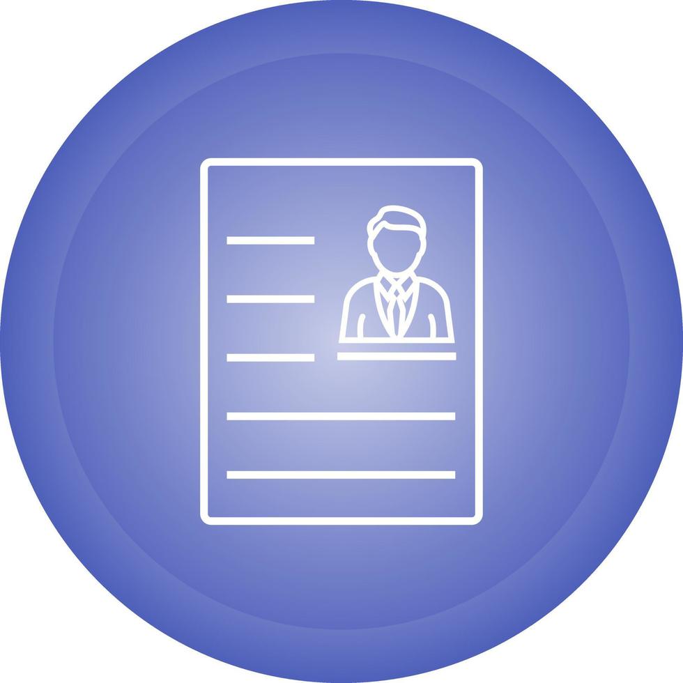 Account Holder Vector Icon