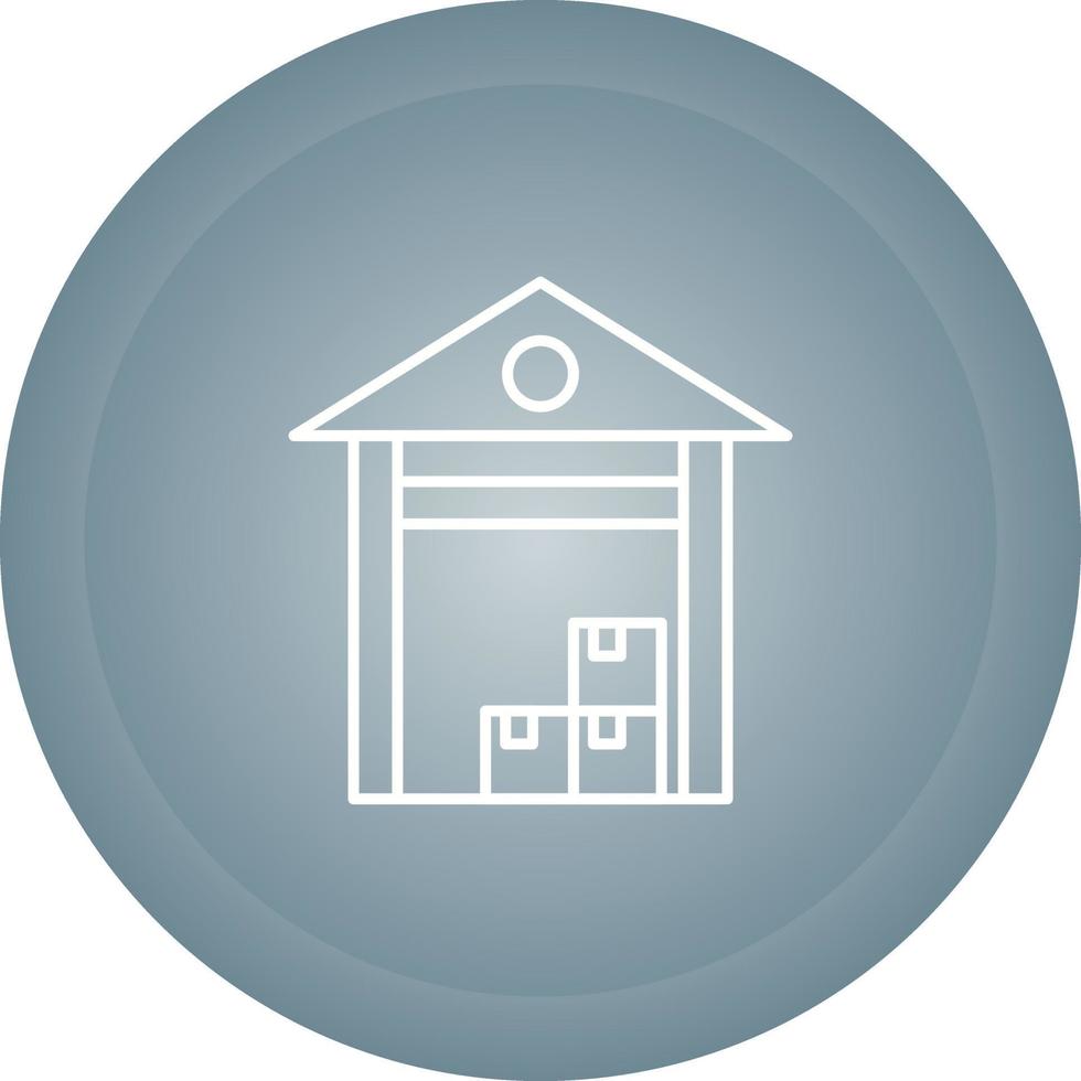 Warehouse Vector Icon