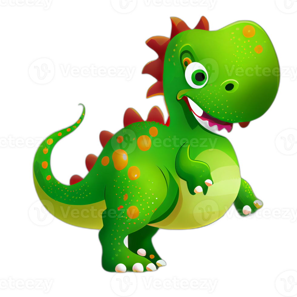 Dinosaur cartoon illustration, dinosaur illustrations, png