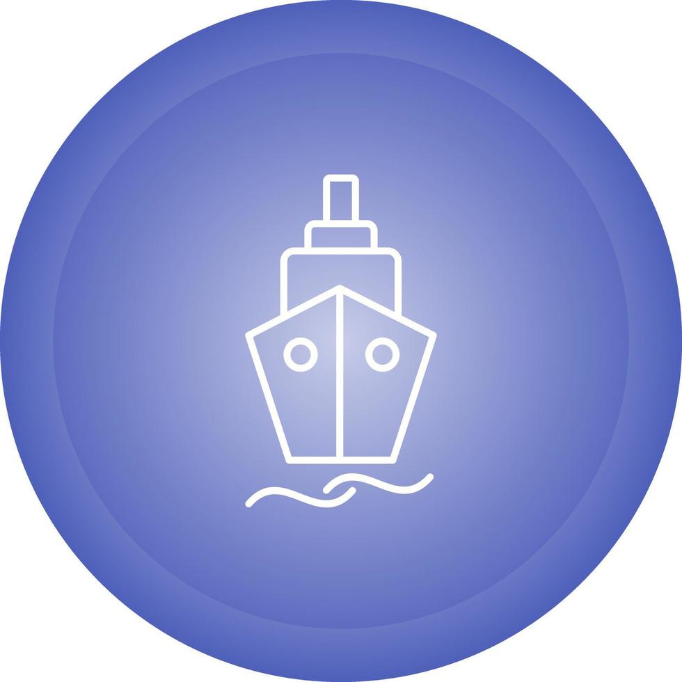 icono de vector de barco