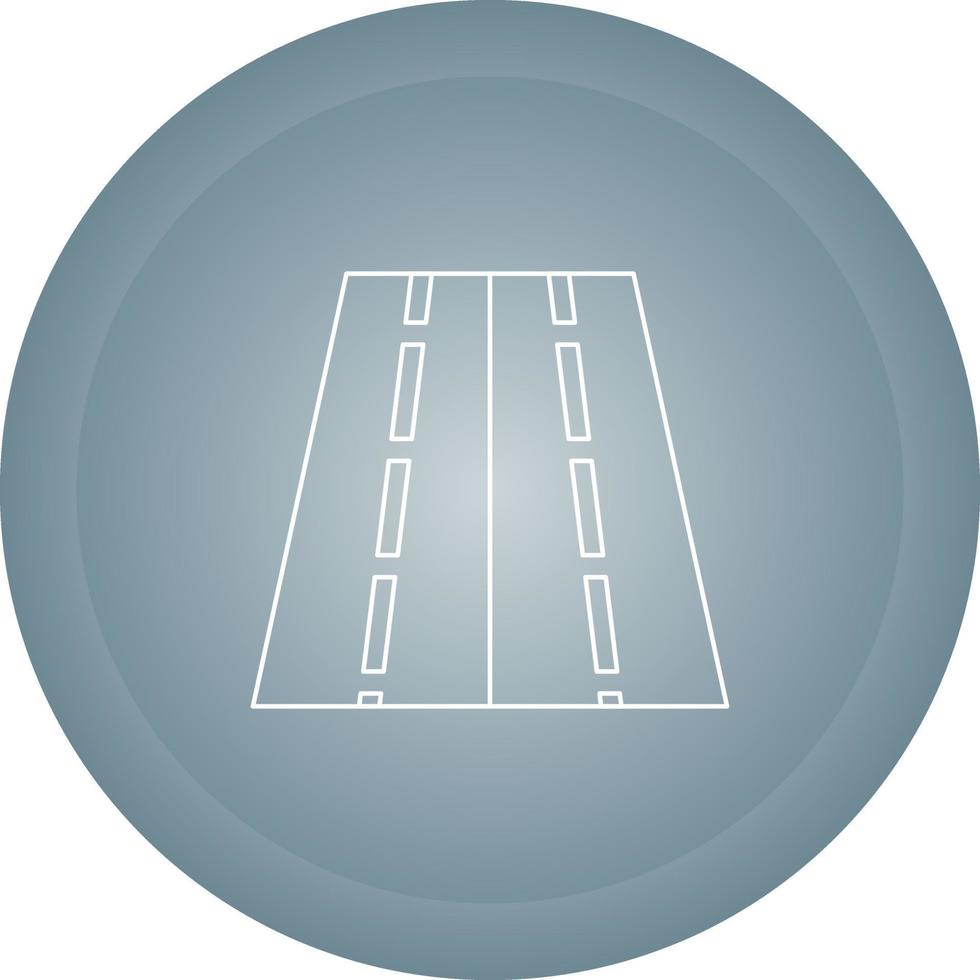 Two Way Road Vector Icon