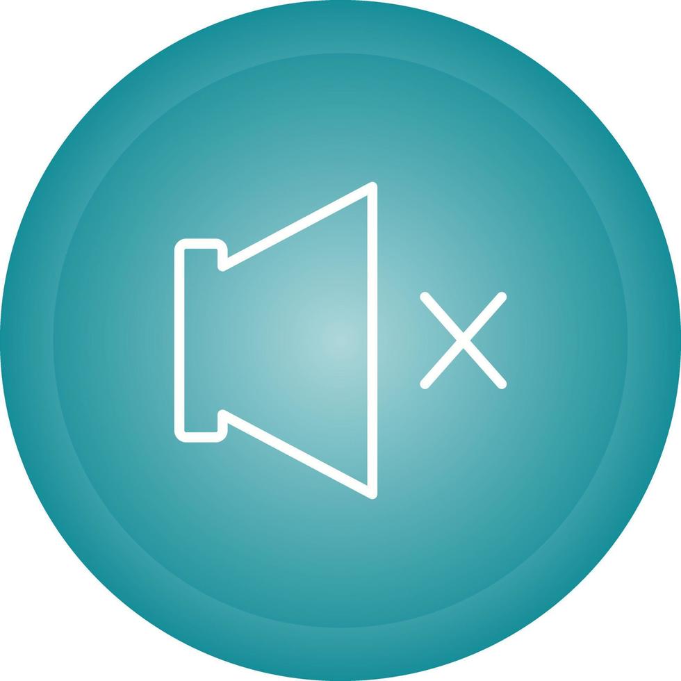 Mute Vector Icon