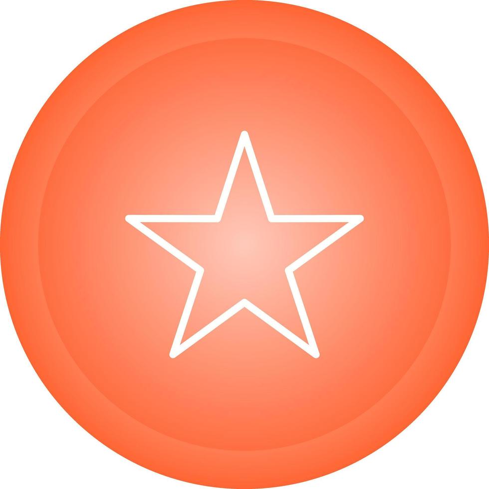 icono de vector de estrella