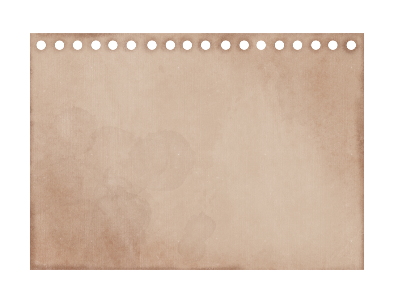 Vintage Scrapbook Old paper. Textured grunge Blank of notes for planner, notebook, journal png