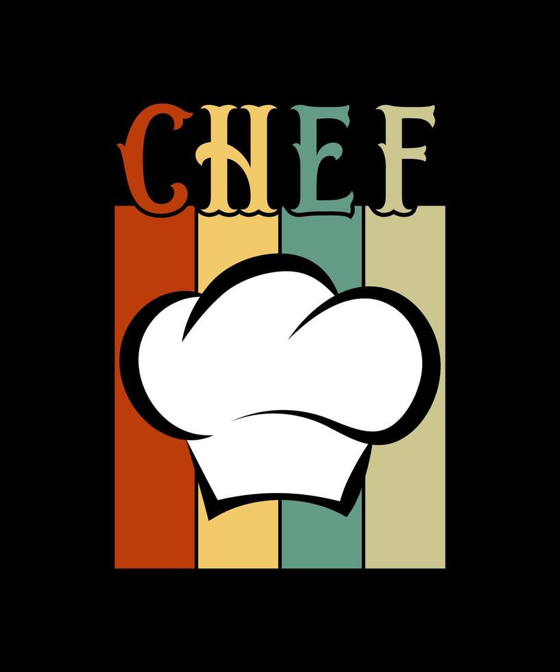 Chef logo vector tshirt design