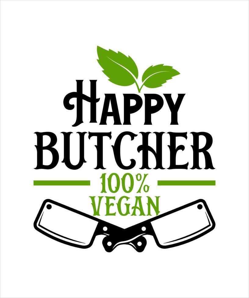 Butcher logo vector illustration tshirt design