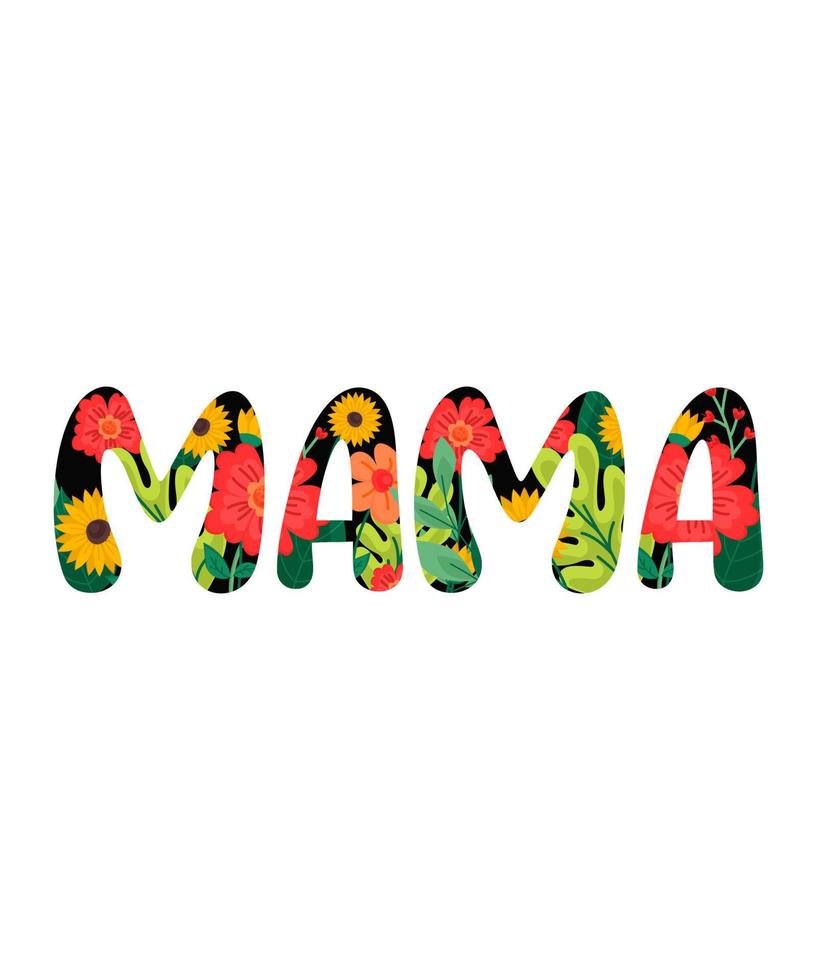 Mother's day quotes illustration vector tshirt design mama mom tshirt