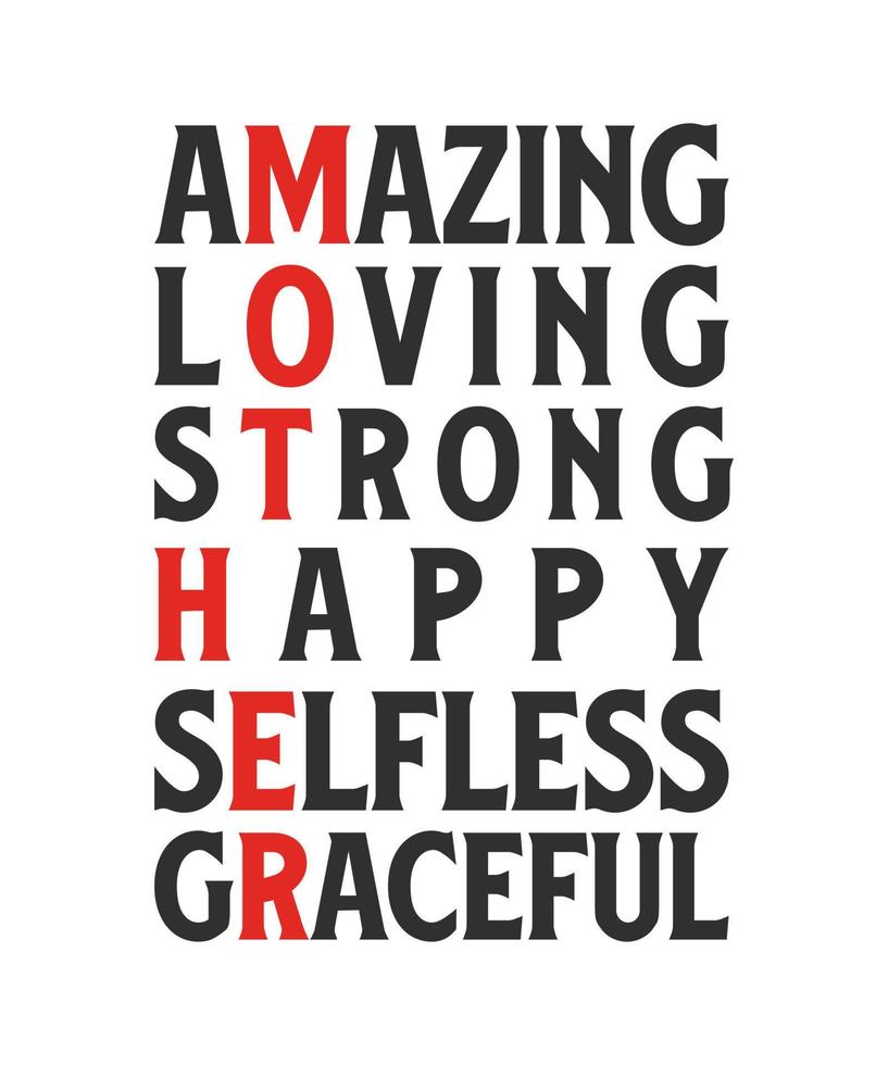 Mama mother's day quotes illustration vector tshirt design