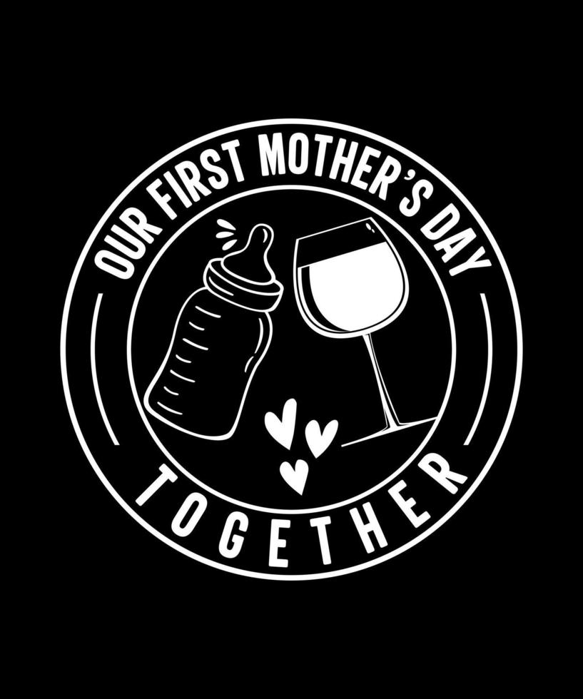 de la madre día citas ilustración vector camiseta diseño mamá mamá camiseta