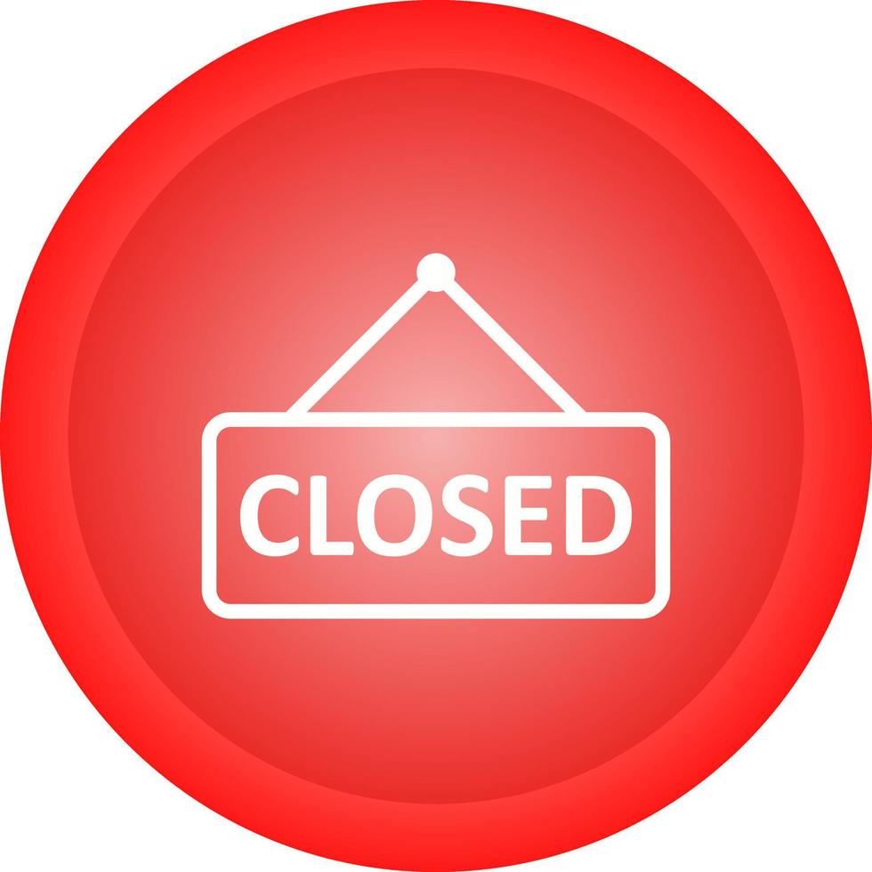 Closed Vector Icon