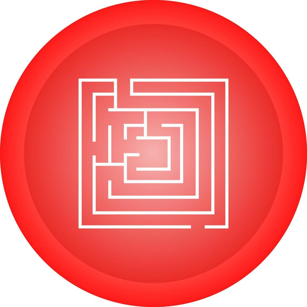 Maze Vector Icon