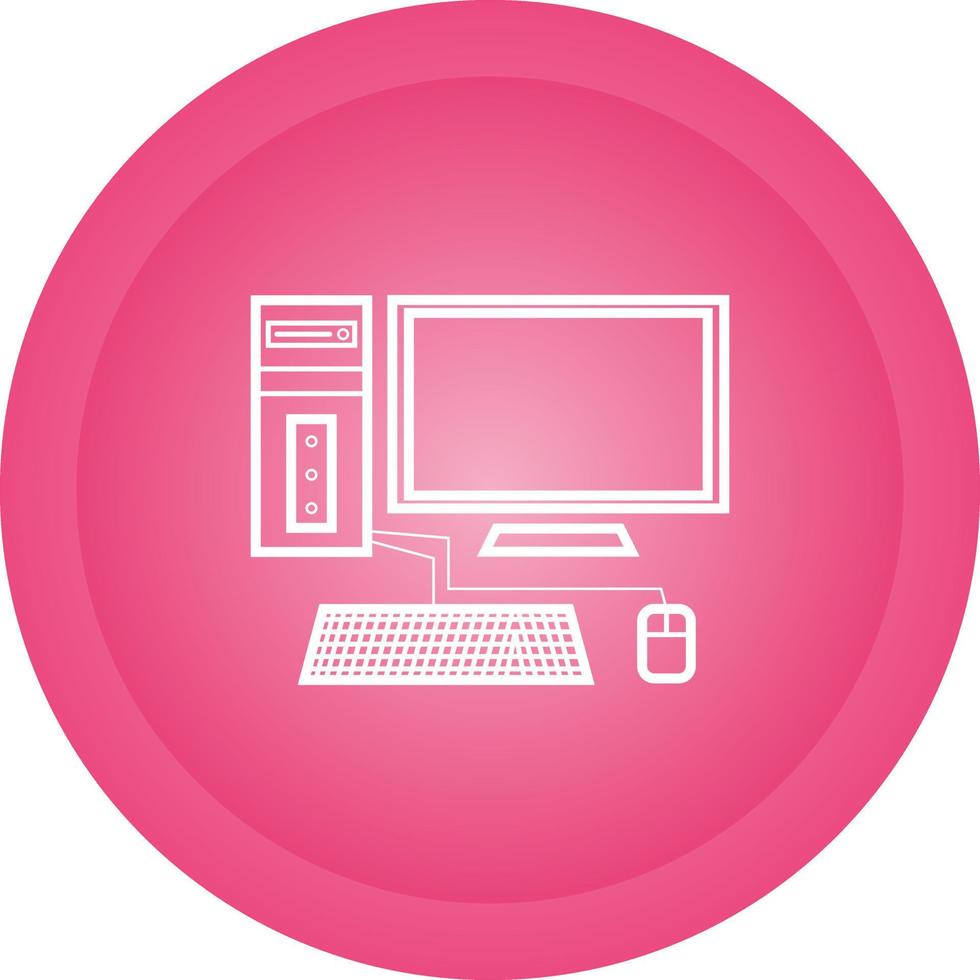 Computer Vector Icon