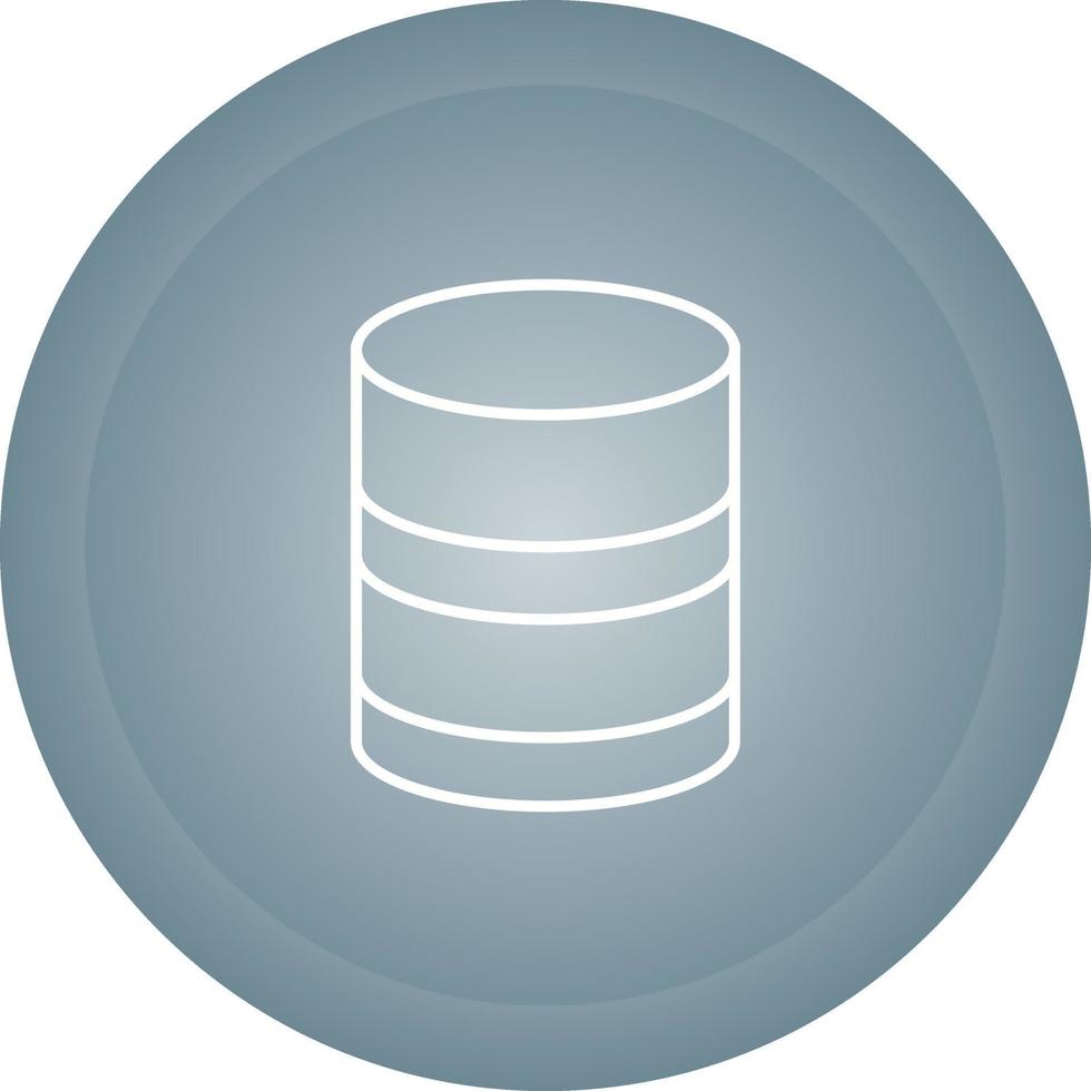 icono de vector de base de datos