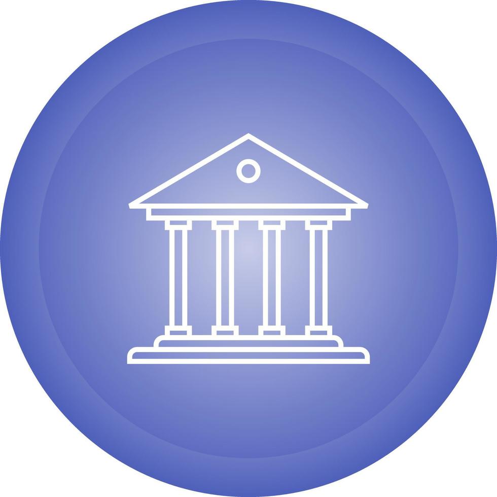 icono de vector de banco