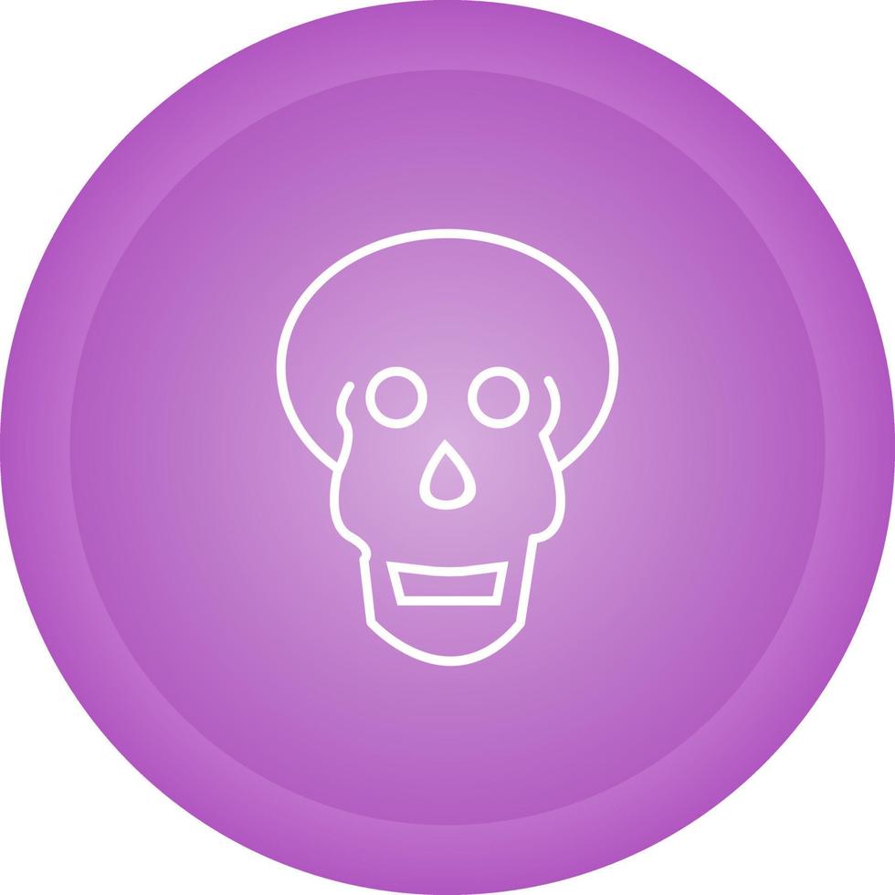 Skull X ray Vector Icon