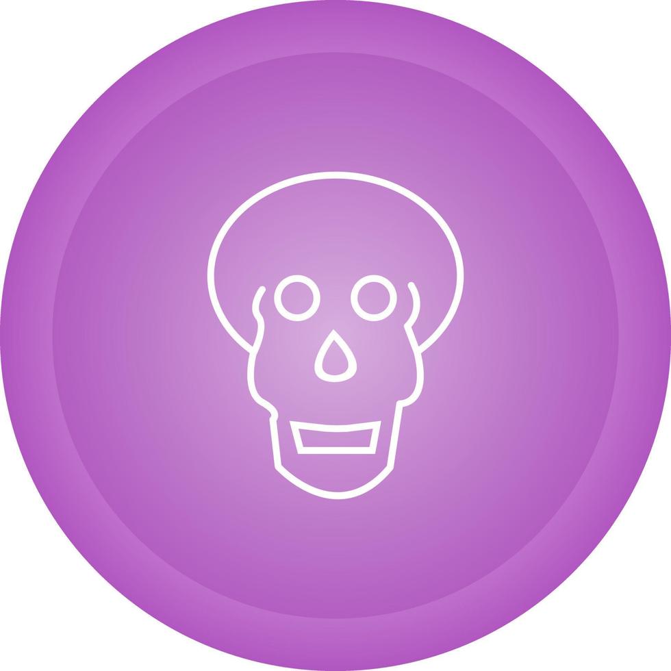 Skull X ray Vector Icon