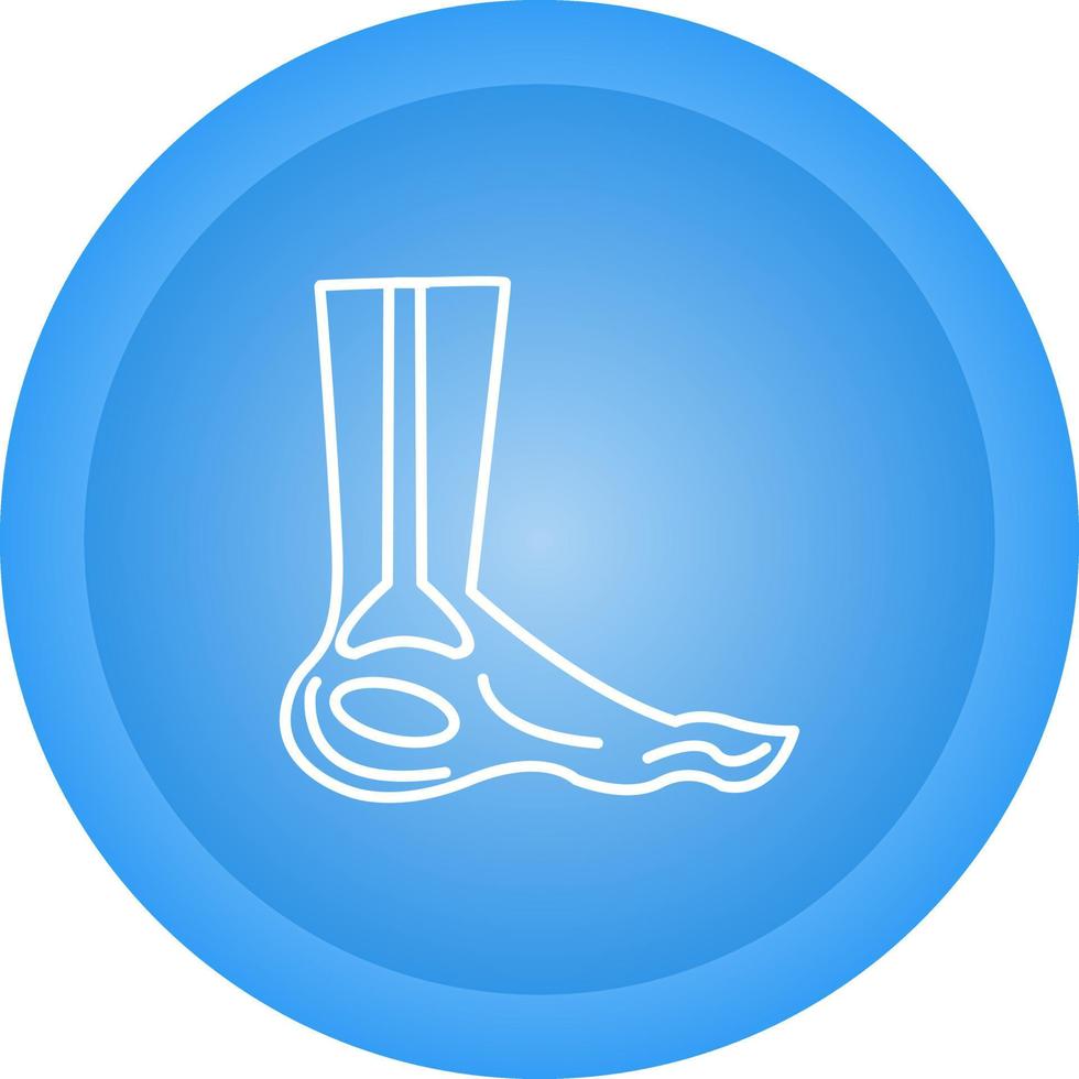 Foot X ray Vector Icon