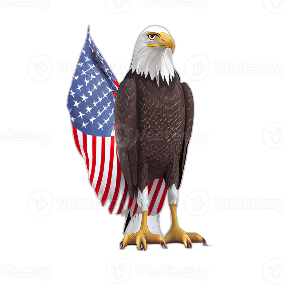 American patriotic eagle, illustration, artwork, patriot eagles, transparent background, t-shirt tshirt design, png