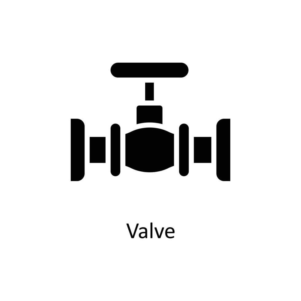 Valve  Vector Solid Icons. Simple stock illustration stock