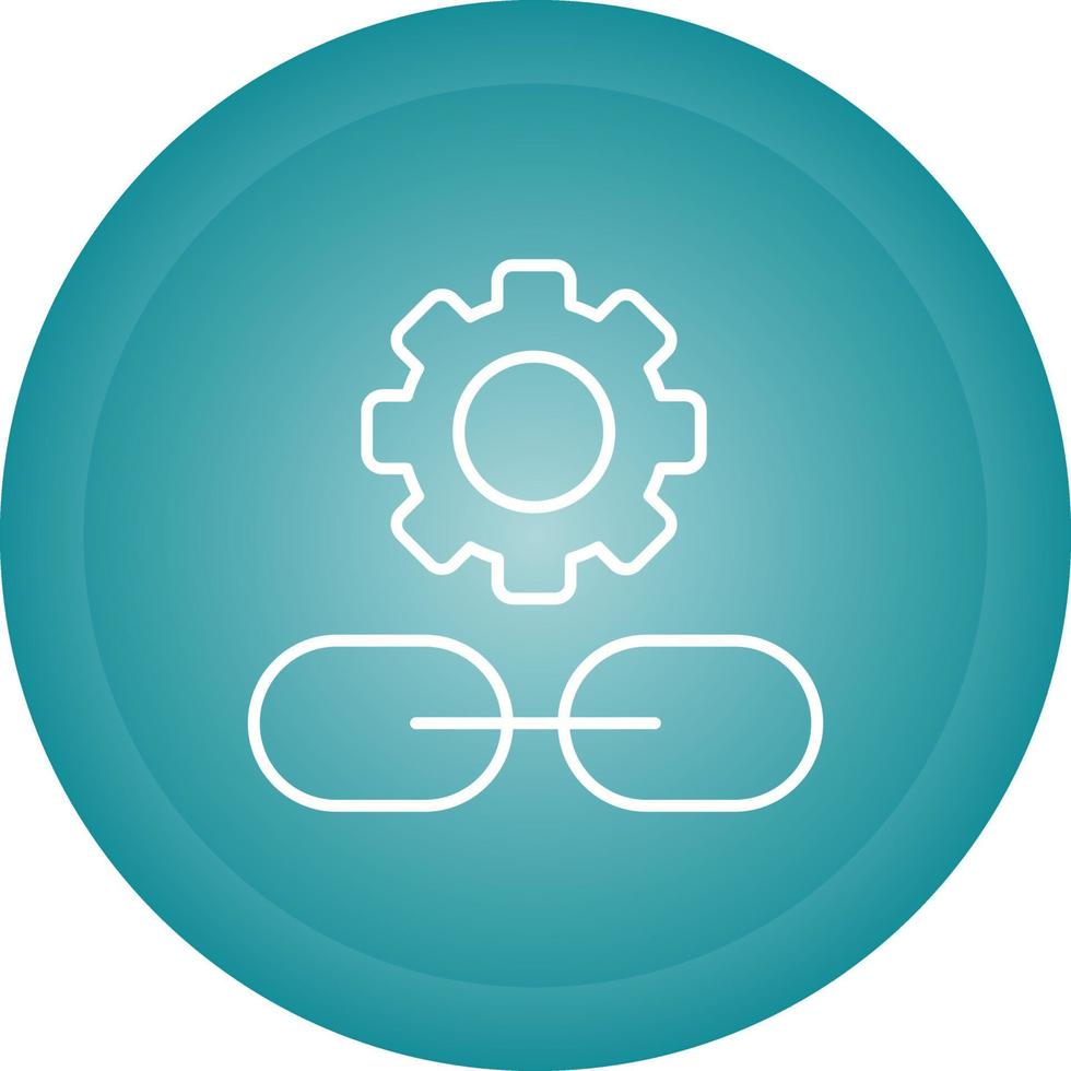 Link Setting Vector Icon