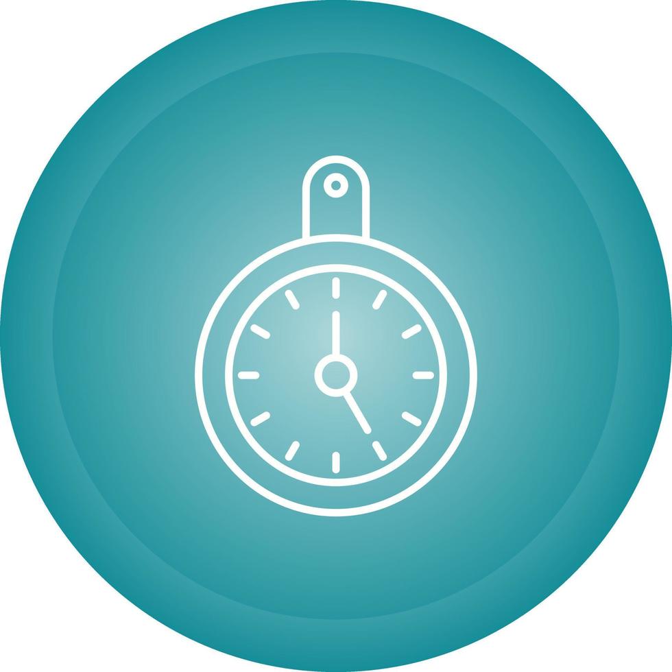 Wall Clock Vector Icon